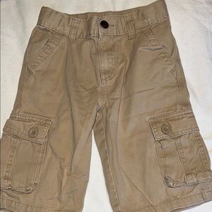 Kids Tan Cargo Shorts